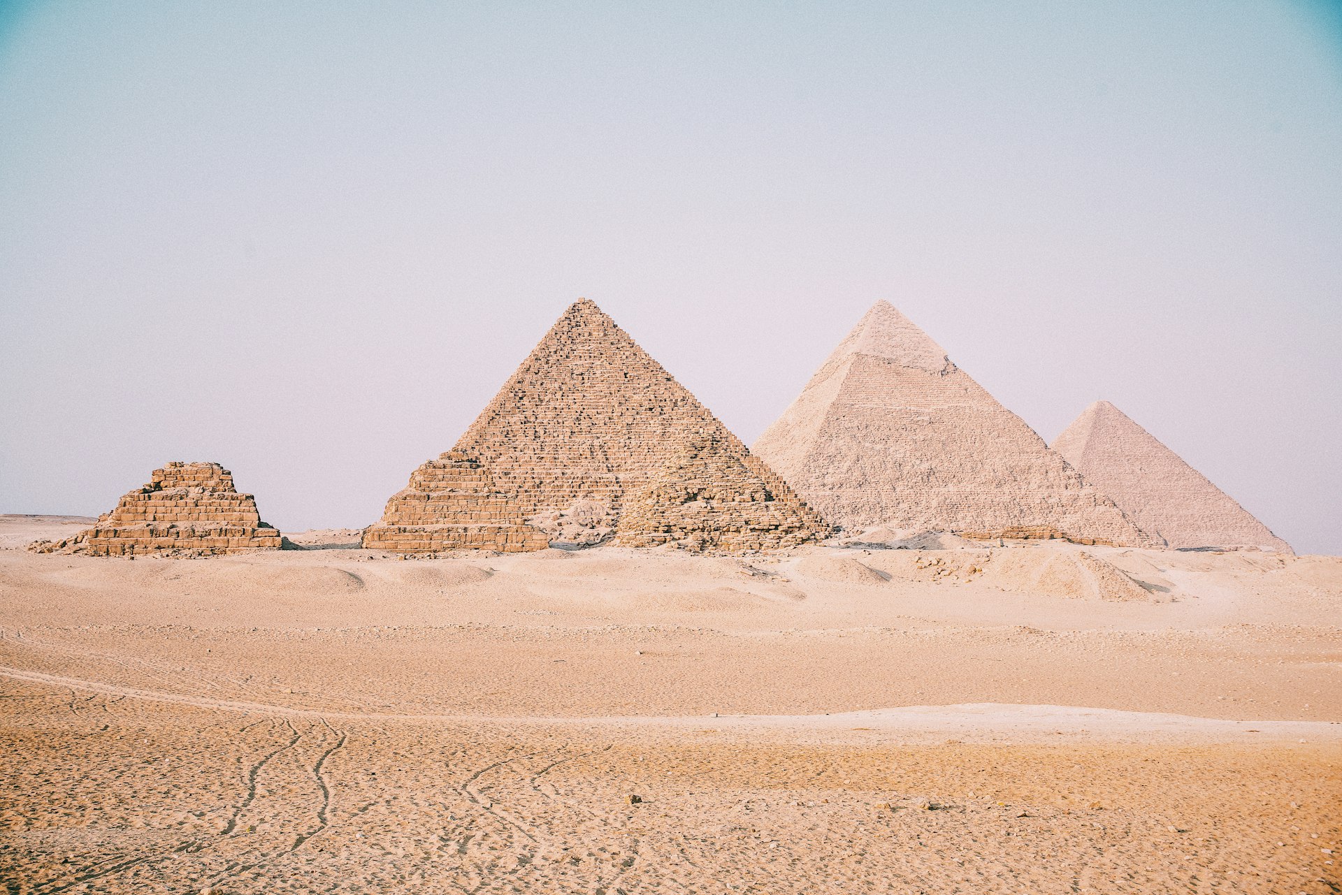 The pyramids of Giza
